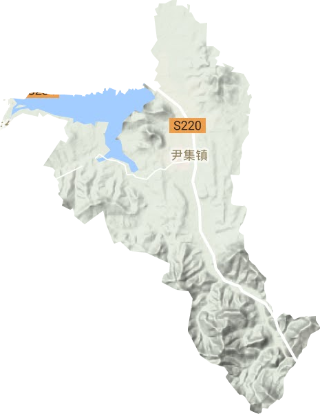 尹集镇地形图