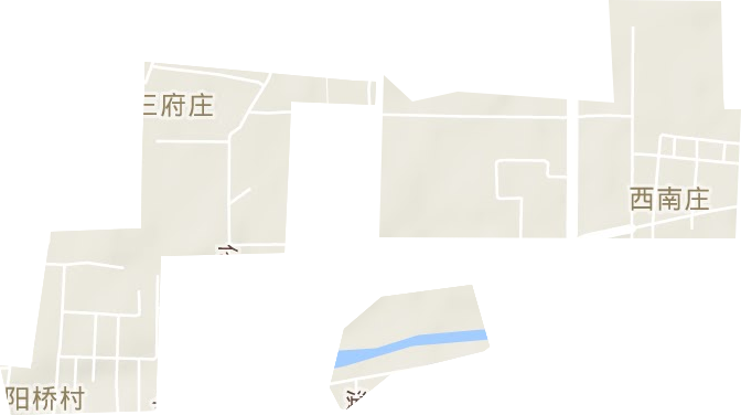 洹北街道地形图