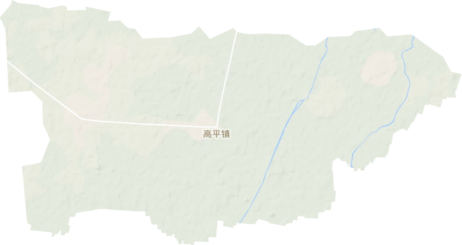高平镇地形图