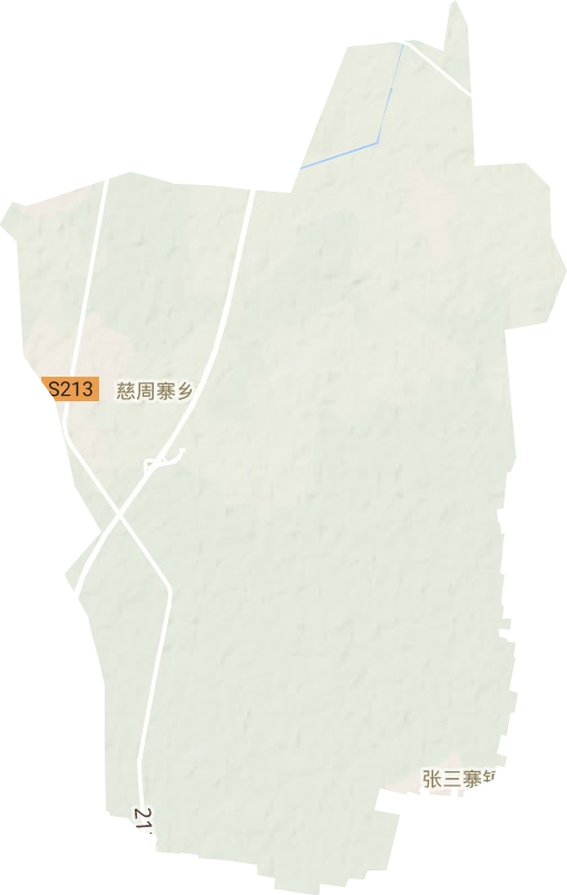 慈周寨镇地形图