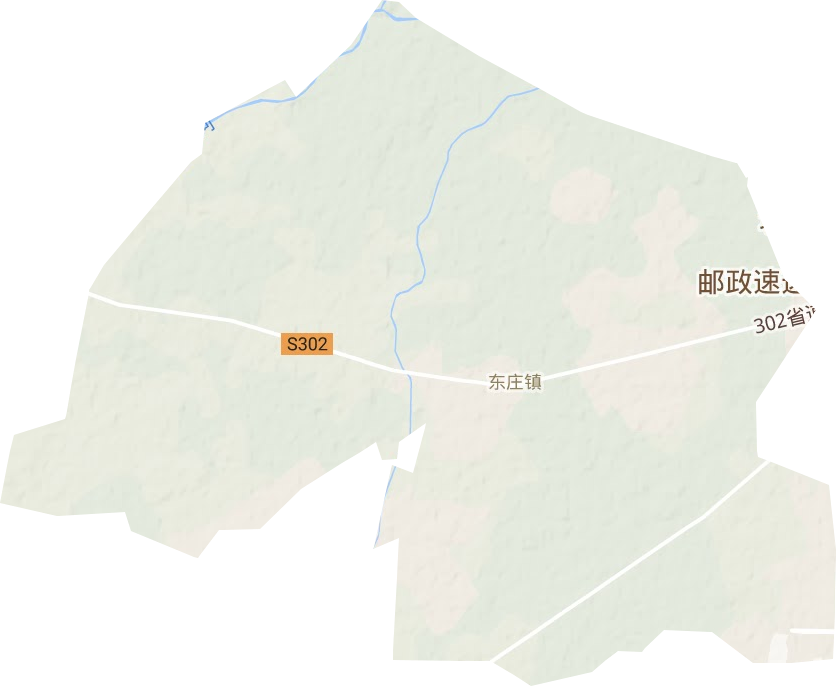 东庄镇地形图