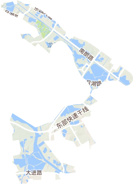 东莞生态园地形图