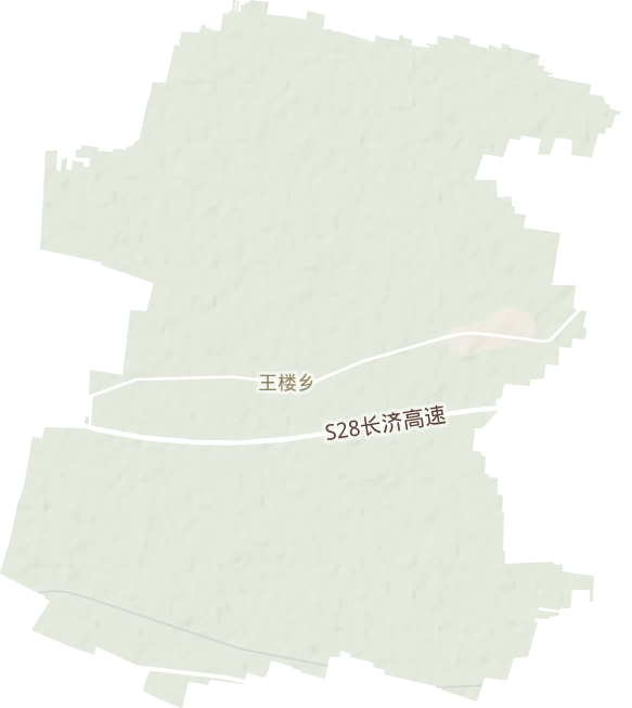王楼乡地形图