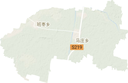 马庄乡地形图