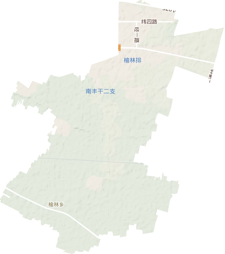 榆林乡地形图