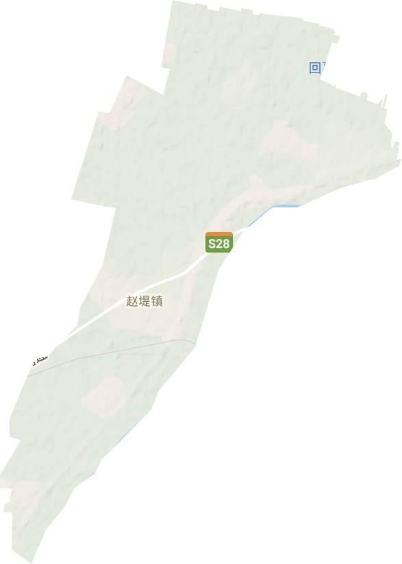 赵堤镇地形图
