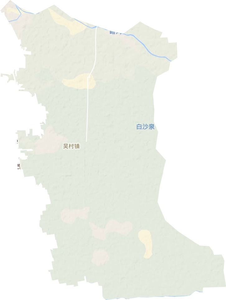 吴村镇地形图