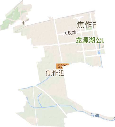 王褚街道地形图