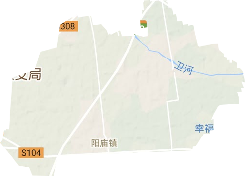 阳庙镇地形图