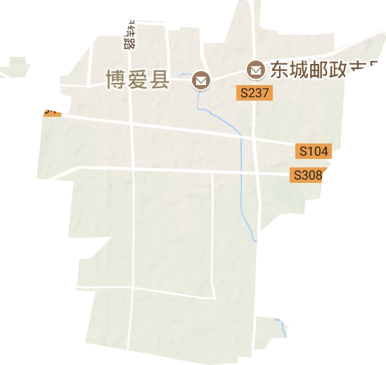 博爱县清化镇地形图