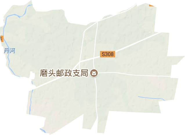 博爱县磨头镇地形图