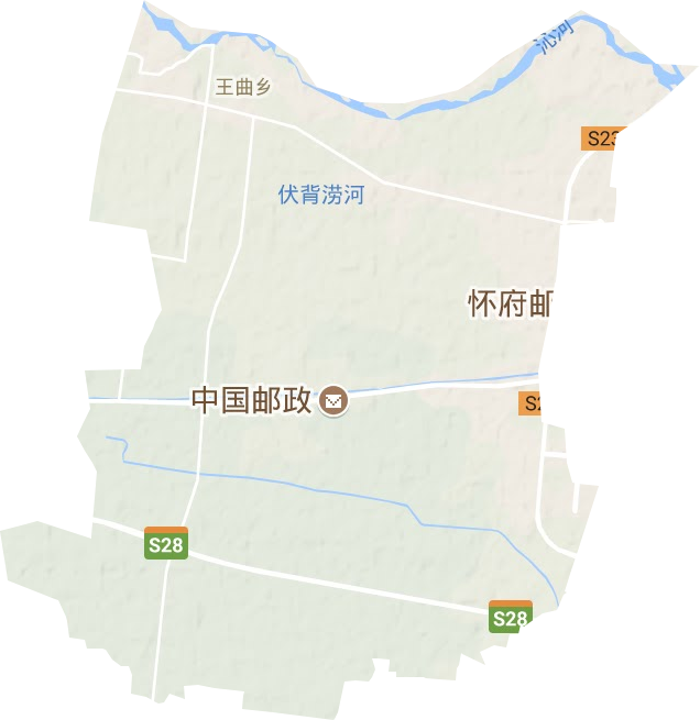 王曲乡地形图
