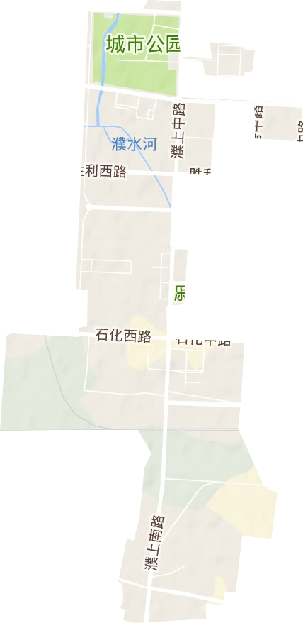 昆吾路街道地形图