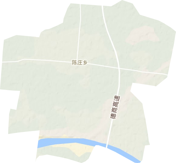 陈庄乡地形图