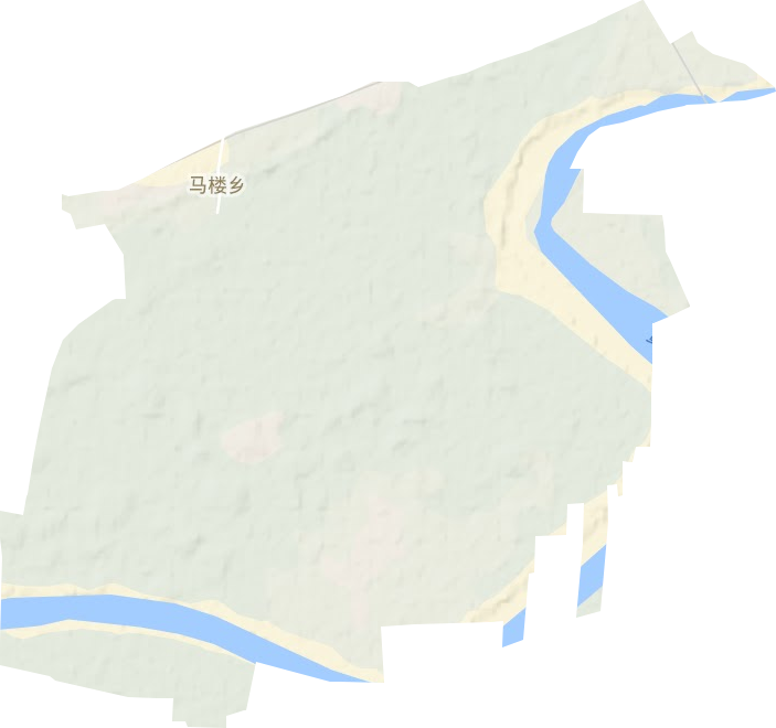 马楼镇地形图