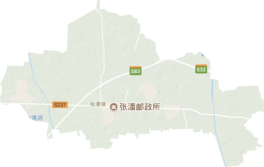 张潘镇地形图