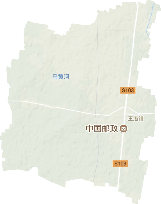 王洛镇地形图
