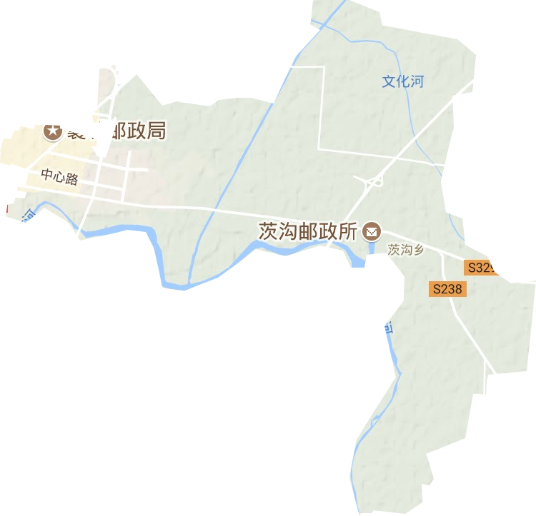 茨沟乡地形图