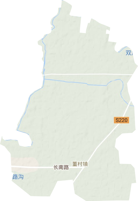 董村镇地形图