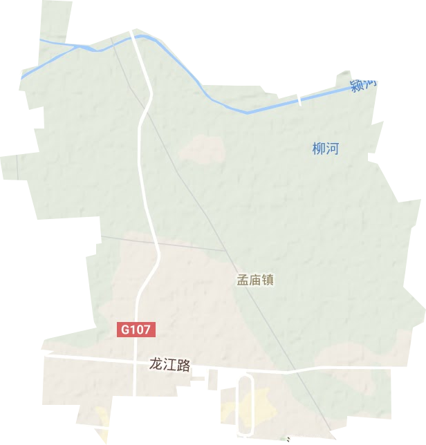 孟庙镇地形图