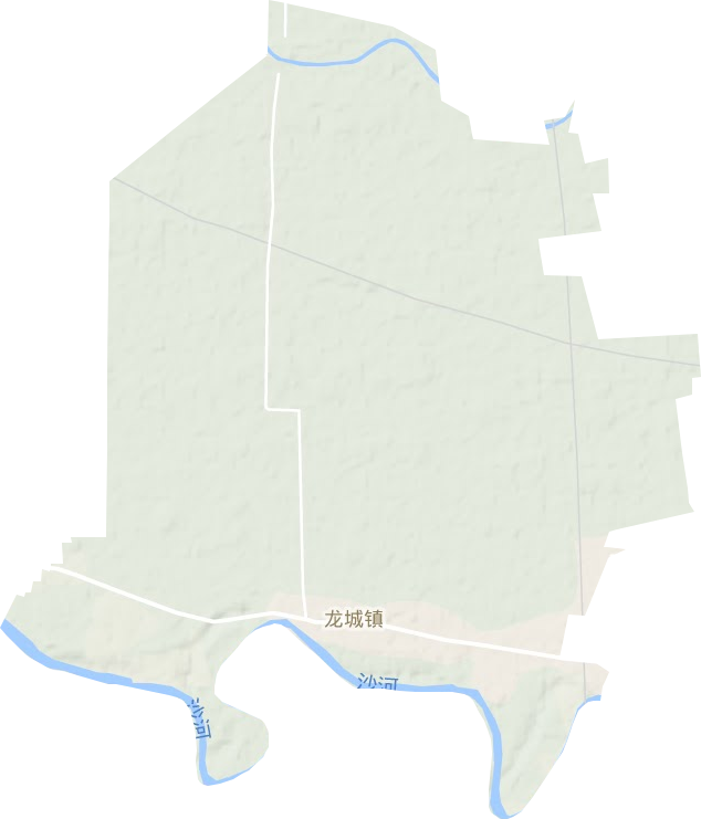 龙城镇地形图