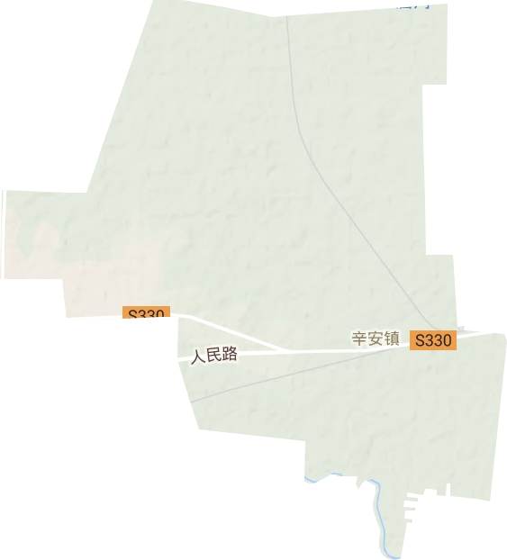 辛安镇地形图