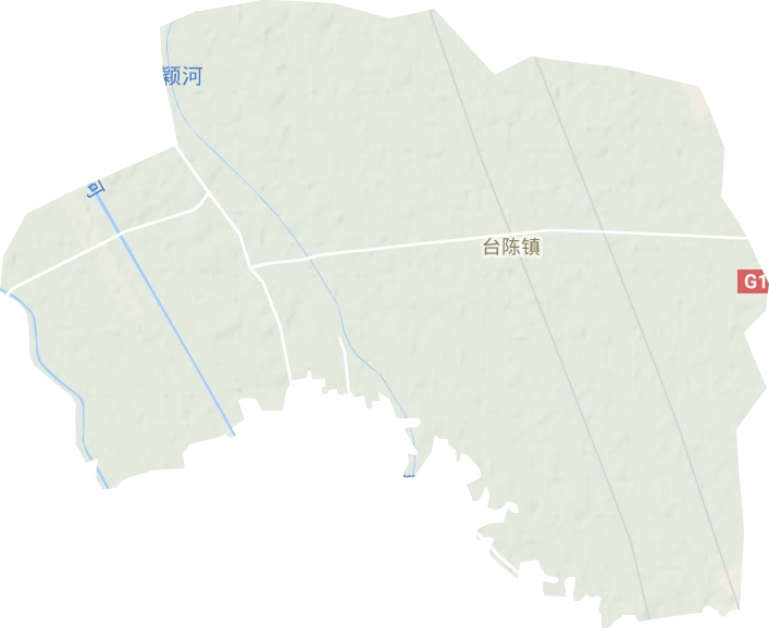 台陈镇地形图