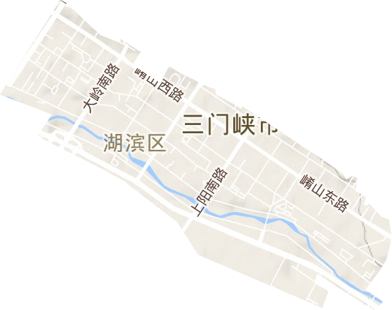 涧河街道地形图
