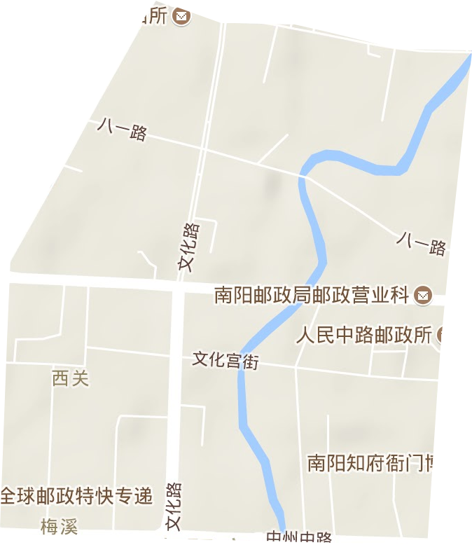 梅溪街道地形图