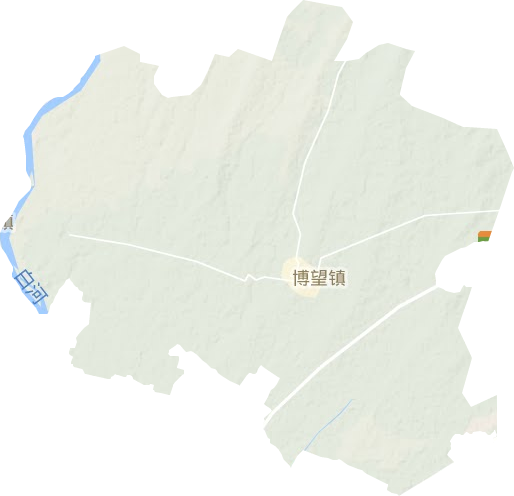 博望镇地形图