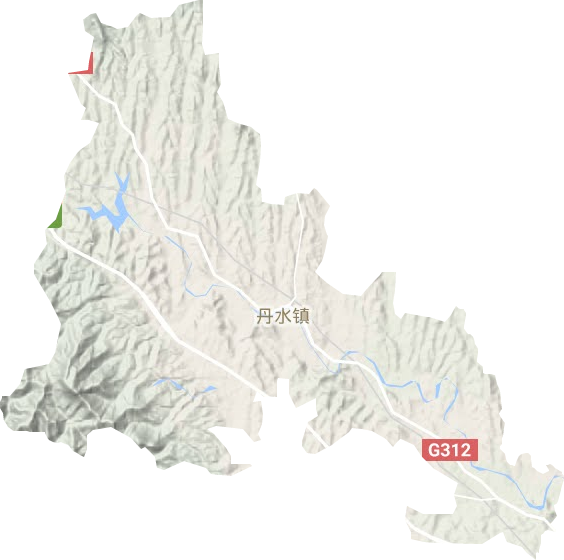 丹水镇地形图