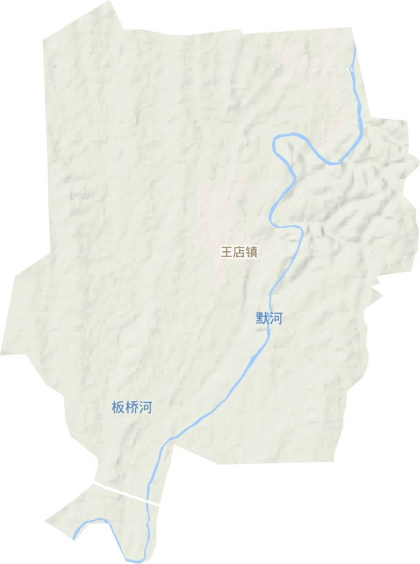 王店镇地形图