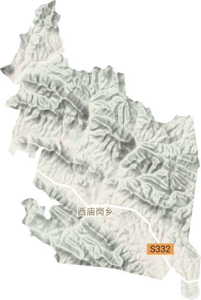 桃溪镇地形图