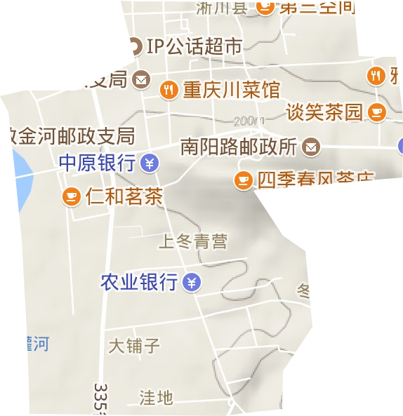 商圣街道地形图