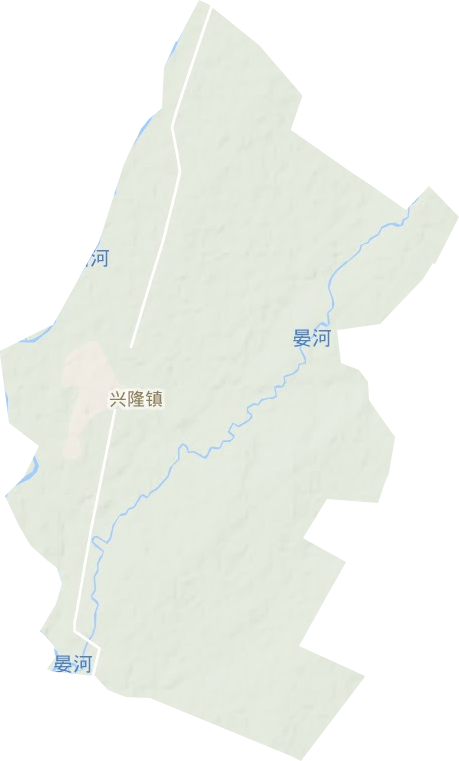 兴隆镇地形图