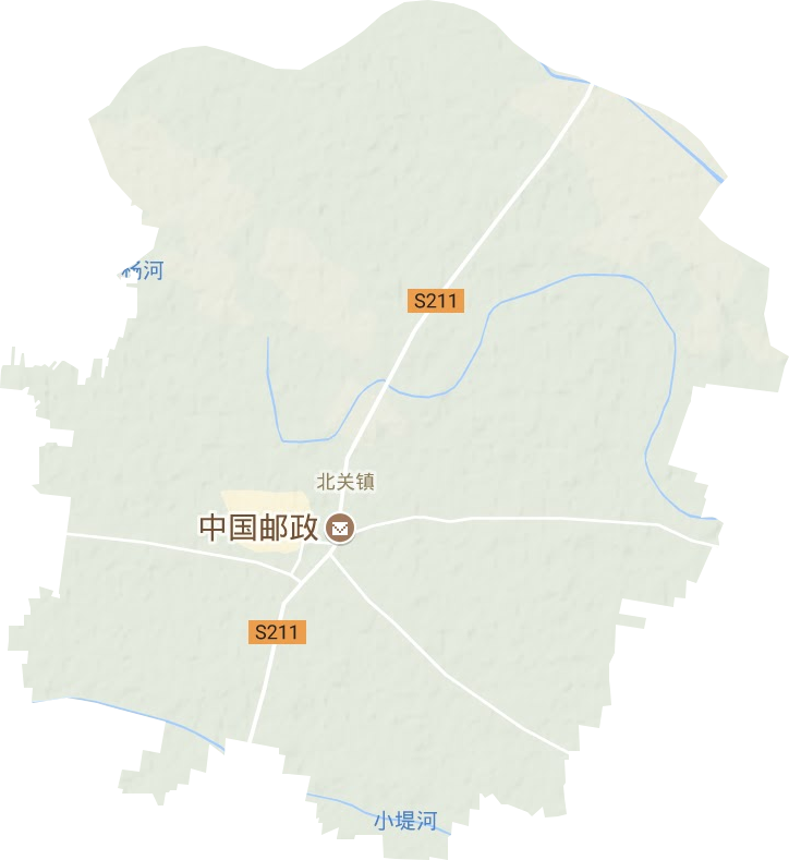 北关镇地形图