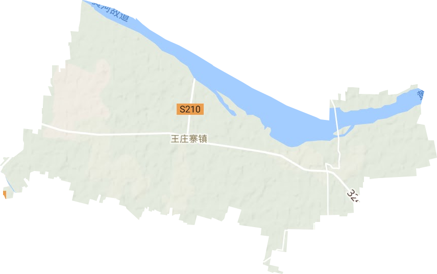 王庄寨镇地形图