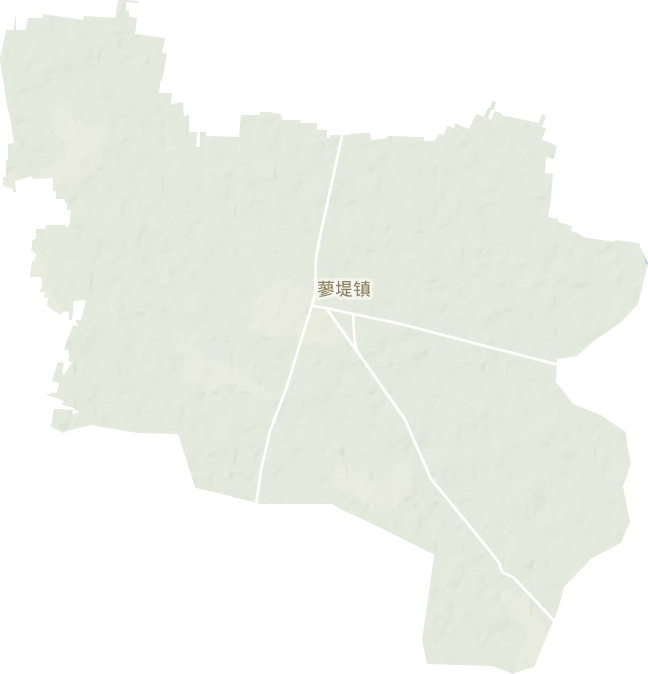 蓼堤镇地形图