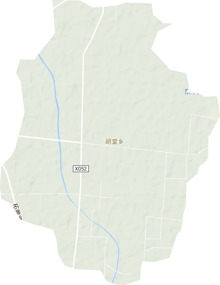 胡堂乡地形图