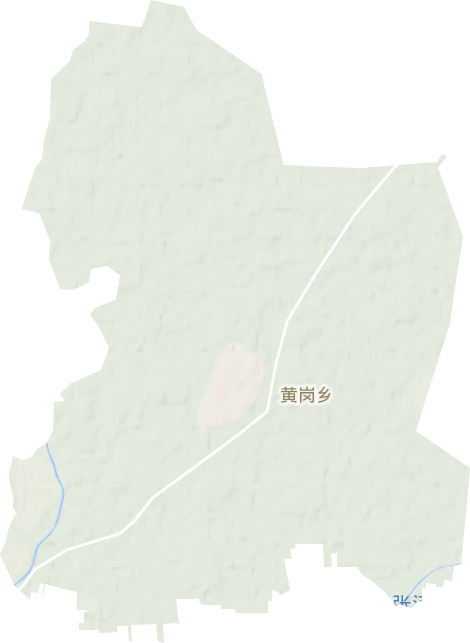 黄岗镇地形图