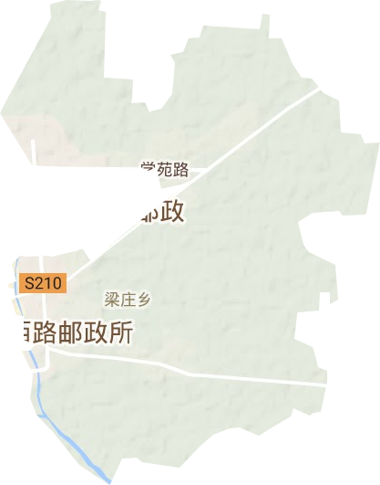 浦东街道地形图