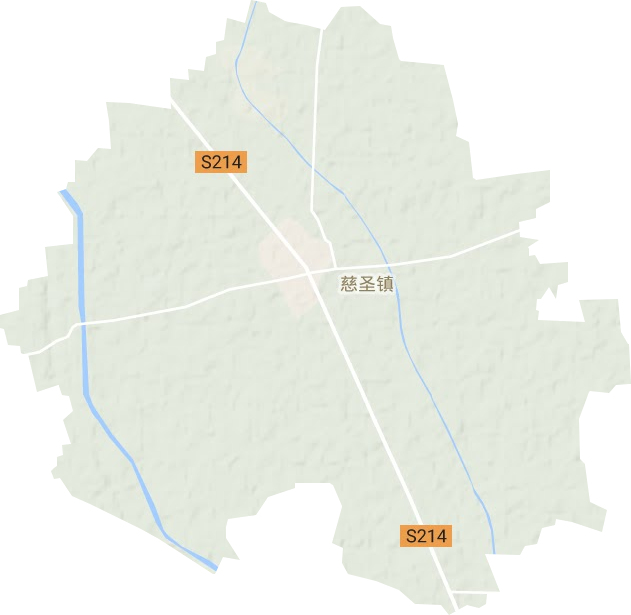 慈圣镇地形图