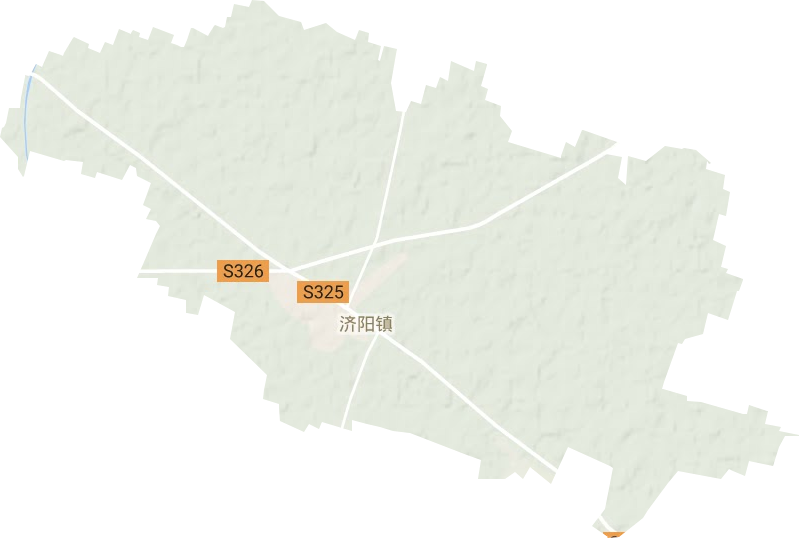 济阳镇地形图
