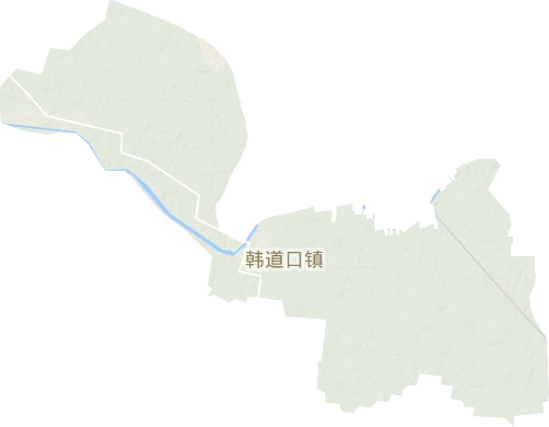 韩道口镇地形图