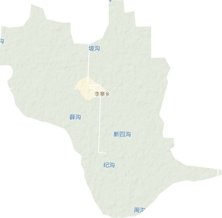 李寨镇地形图