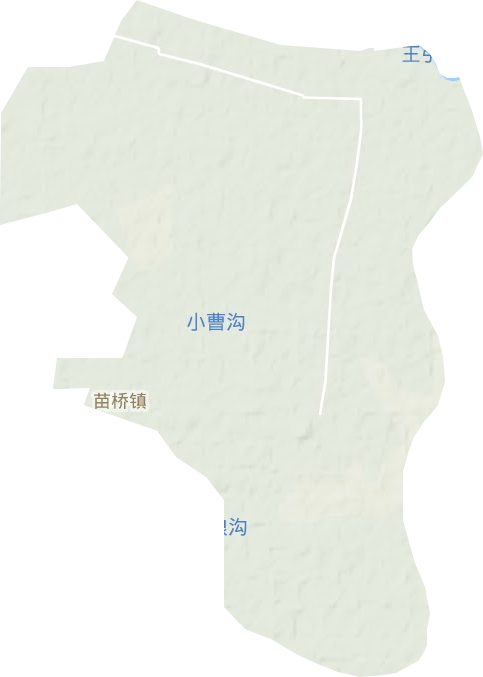 苗桥镇地形图