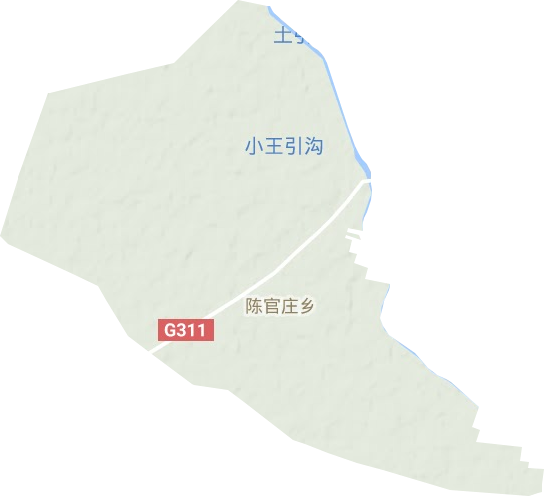 陈官庄乡地形图
