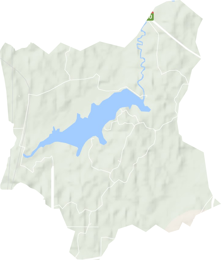 北湖风景管理区地形图