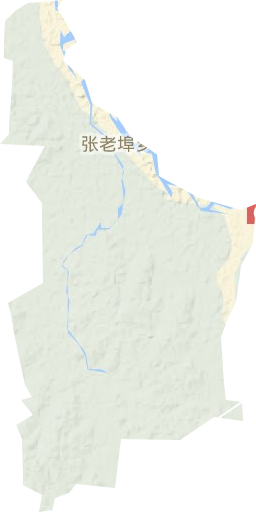 张老埠乡地形图