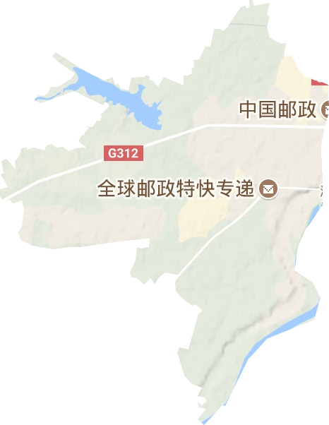 春申街道地形图